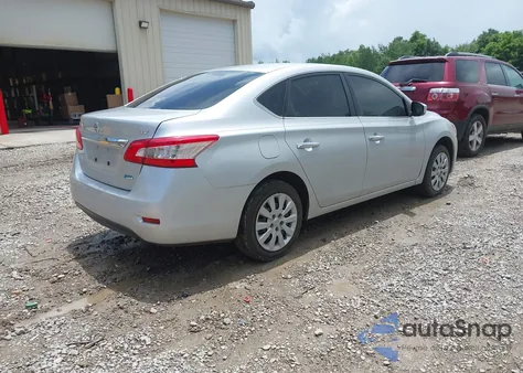 2014 Nissan Sentra Fe+ S/Fe+ Sv/S/Sl/Sr/Sv z USA, uszkodzony, nr VIN 3N1AB7AP7EY218021
